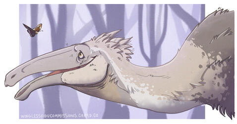 Shaded bust with simple scene background!